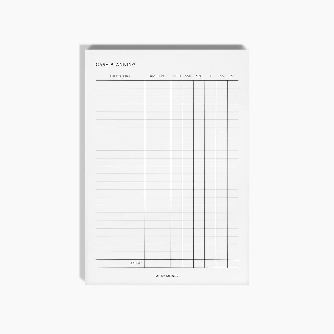 Cash Planning Pad