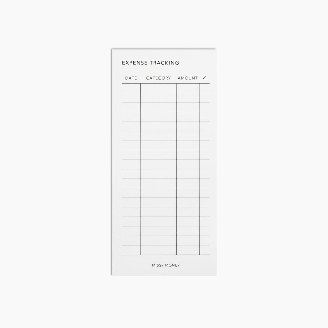Spent Envelope Expense Trackers